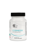 White Supplement Bottle of Ortho Molecular Cosmedix 60ct, Youth Skin RX, Medspa, Tulsa, Oklahoma