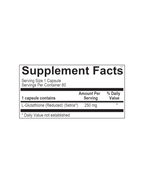 Ortho Molecular L-Glutathione 60 ct Supplement Facts, Youth Skin RX Medspa, Tulsa, Oklahoma