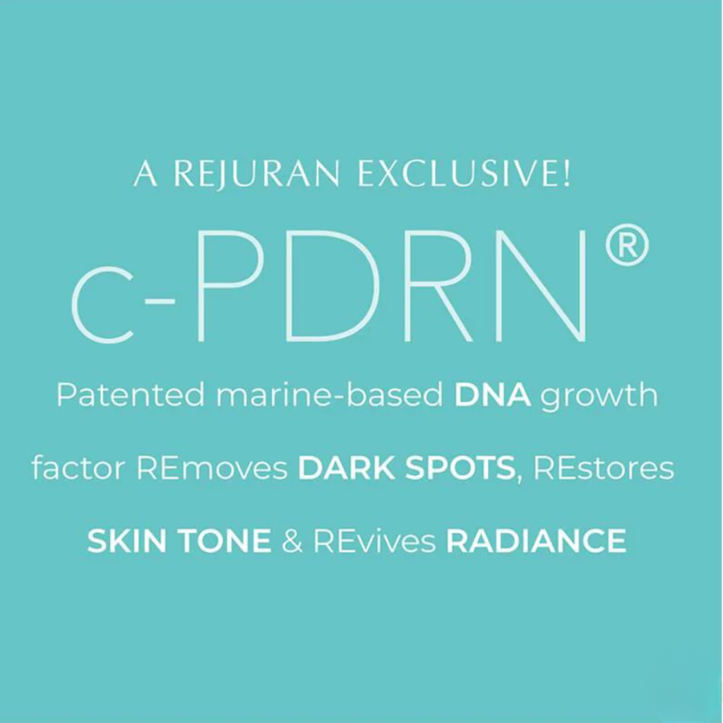  C-PDRN Infographic on a teal background