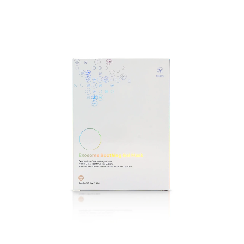 Exosome Soothing Gel Mask box packaging | 1 Box (5 sheet masks)
